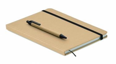 Logo trade advertising product photo of: A5 notebook in recycled carton